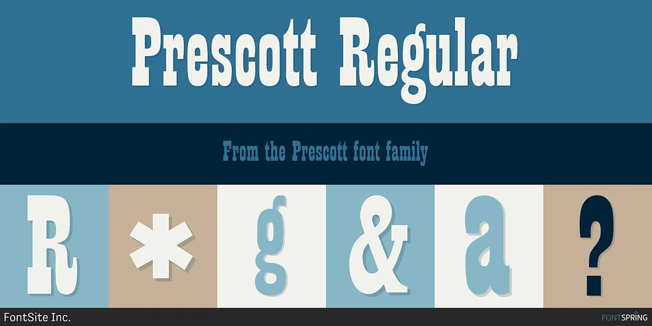 Prescott by FontSite Inc. — Decorative Font