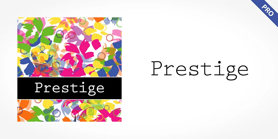 Prestige Pro by SoftMaker — Decorative Font