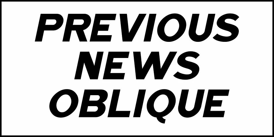 PREVIOUS NEWS JNL by Jeff Levine Fonts — Display Font — thumbnail 4