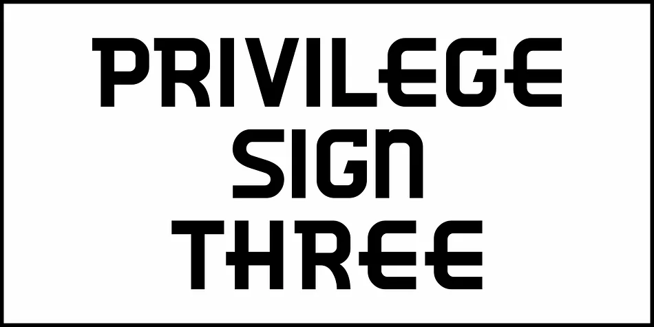 Privilege Sign Three JNL by Jeff Levine Fonts — Display Font — thumbnail 2