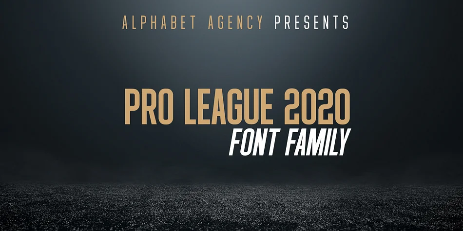 PRO LEAGUE 2020 by Jonathan Swinn β Display Font