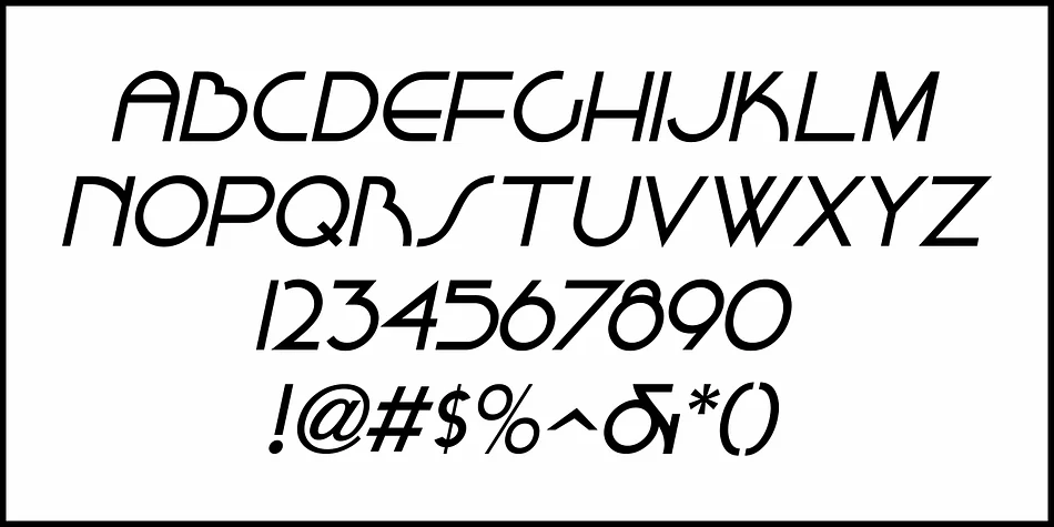 PRODUCTION COMPANY JNL by Jeff Levine Fonts — Decorative Font — thumbnail 5
