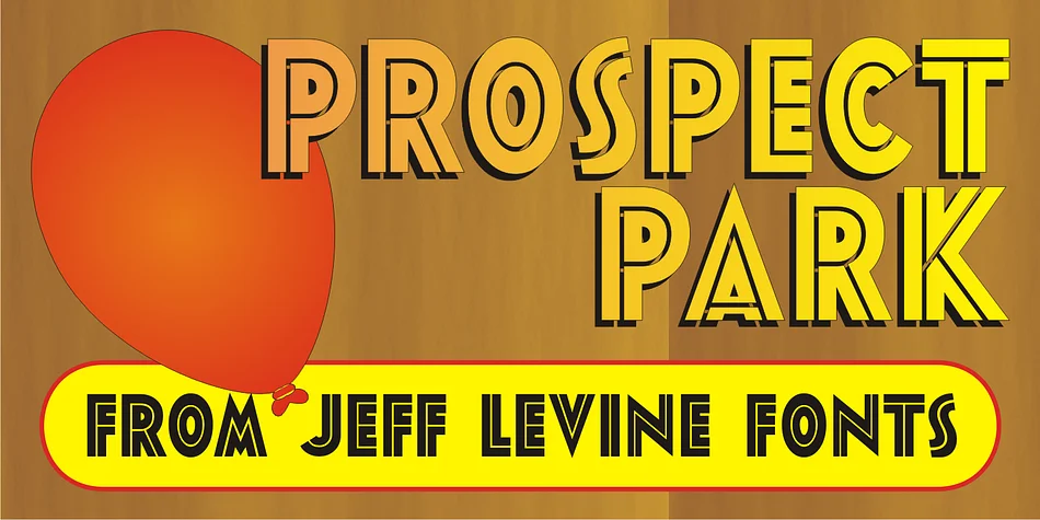 PROSPECT PARK JNL by Jeff Levine Fonts — Decorative Font