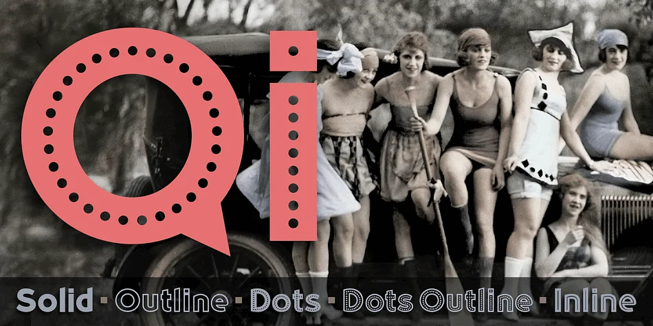 Qi by Cory Maylett Design — Decorative Font — thumbnail 2