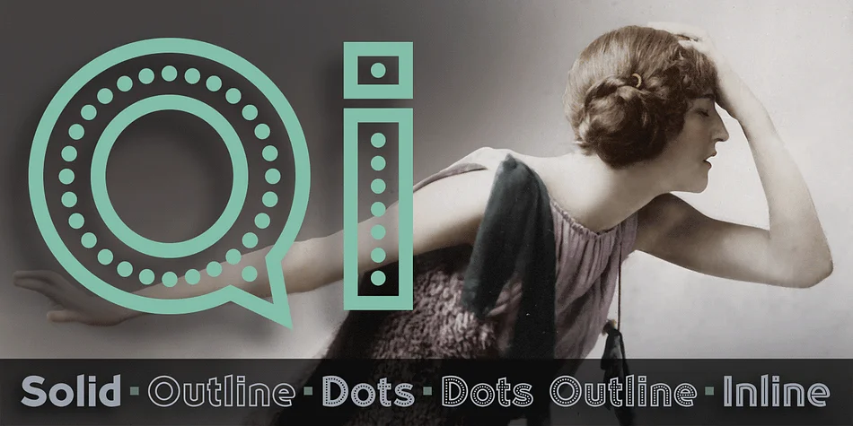 Qi by Cory Maylett Design — Decorative Font — thumbnail 4