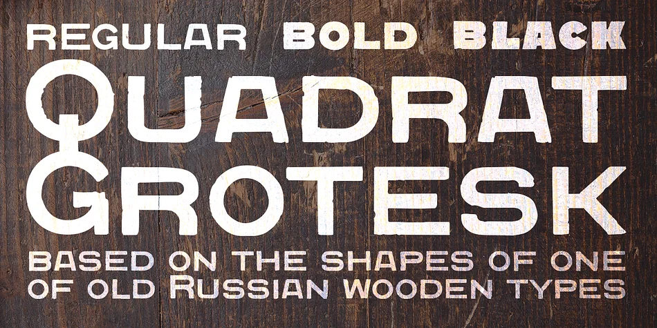 Quadrat Grotesk by ParaType — Display Font