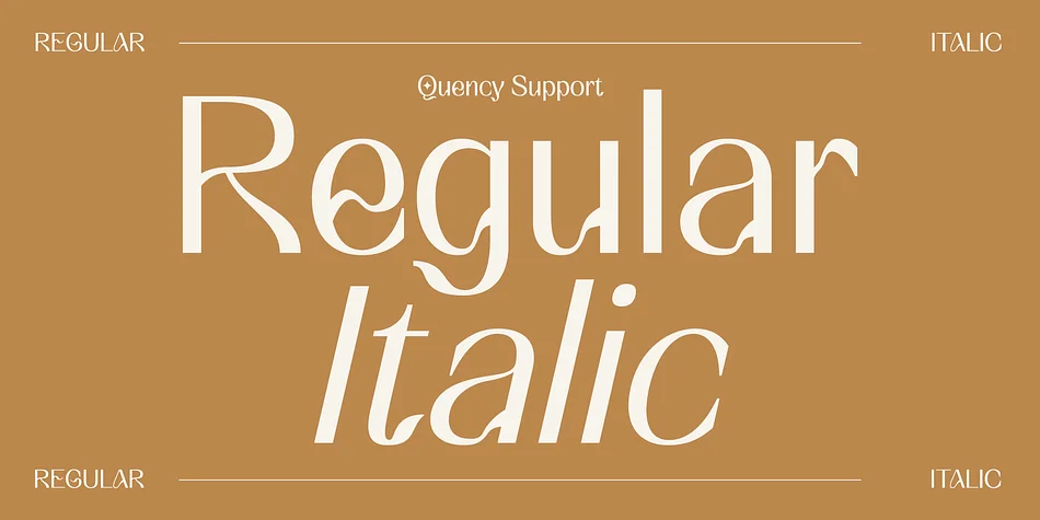 Quency by Craft Supply Co. — Decorative Font — thumbnail 4