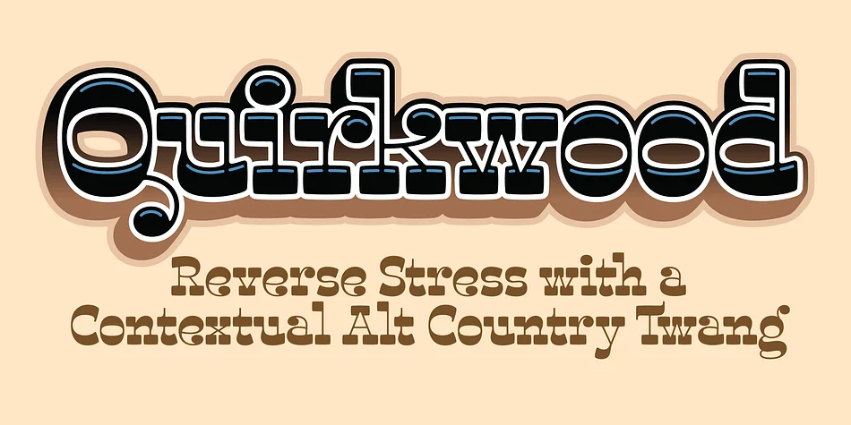 Quirkwood by Canada Type — Decorative Font