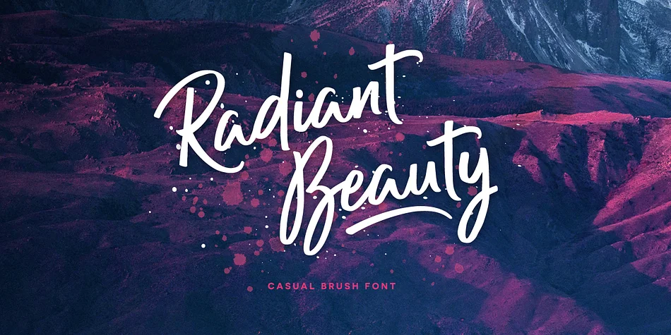 Radiant Beauty by Ian Barnard — Dingbats Font