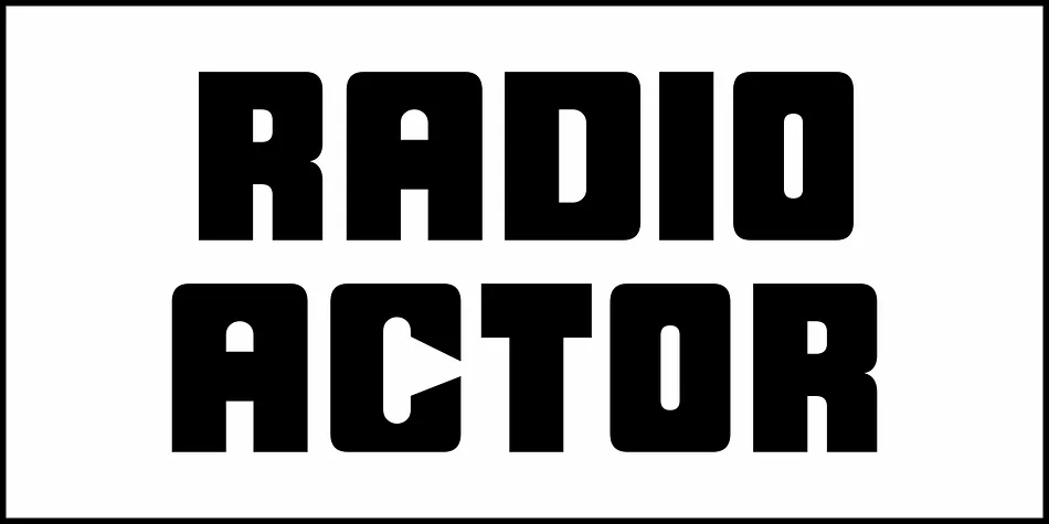 RADIO ACTOR JNL by Jeff Levine Fonts — Display Font — thumbnail 2
