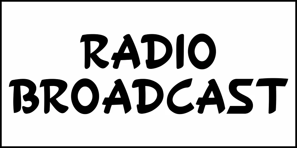 RADIO BROADCAST JNL by Jeff Levine Fonts — Display Font — thumbnail 2