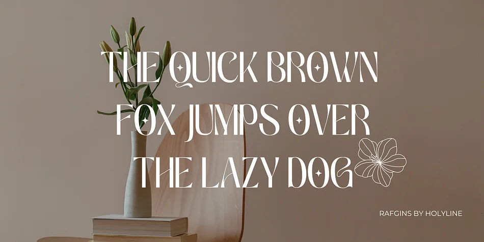 Rafgins by holyline design — Display Font — thumbnail 2