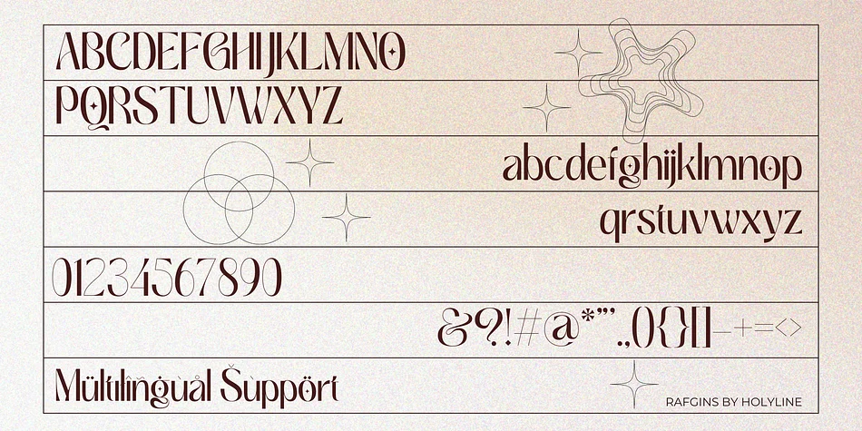 Rafgins by holyline design — Display Font — thumbnail 4