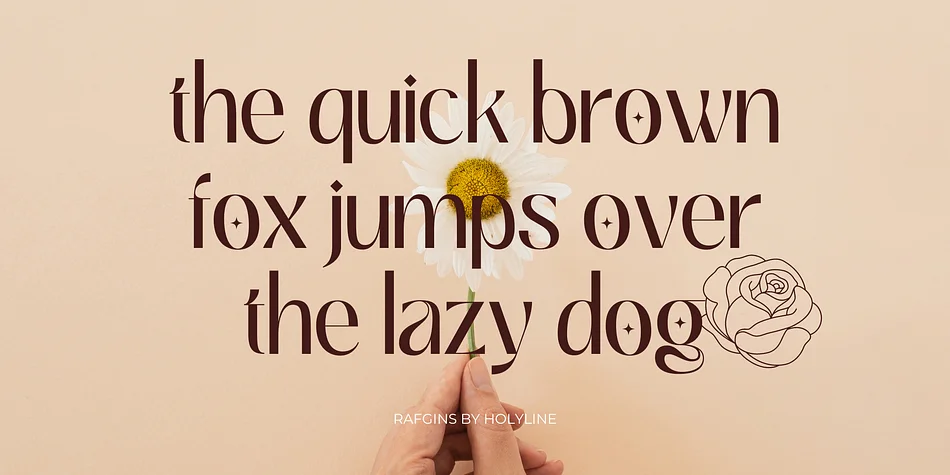 Rafgins by holyline design — Display Font — thumbnail 6