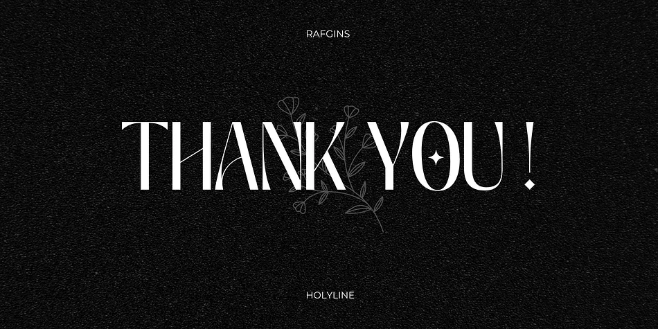 Rafgins by holyline design — Display Font — thumbnail 9
