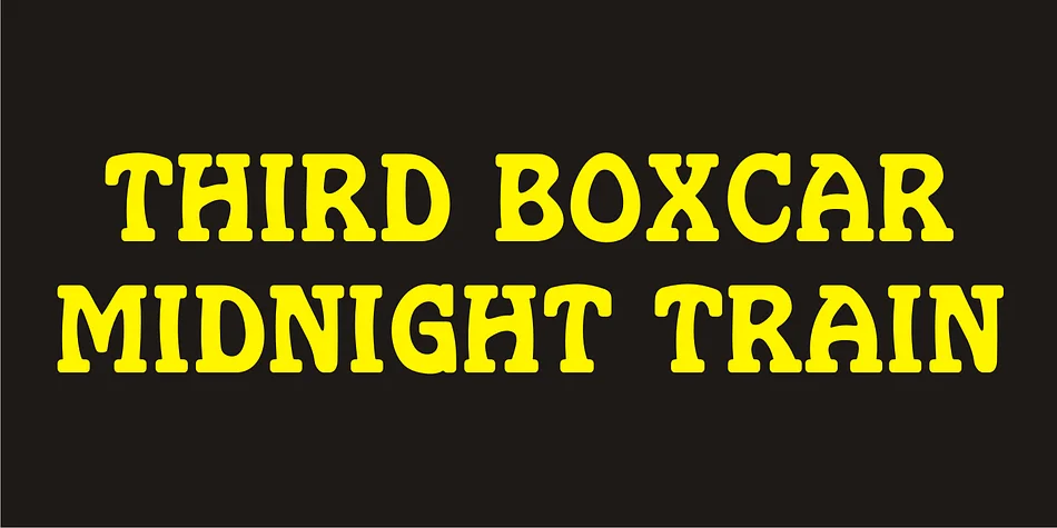 RAIL BUM JNL by Jeff Levine Fonts — Decorative Font — thumbnail 2