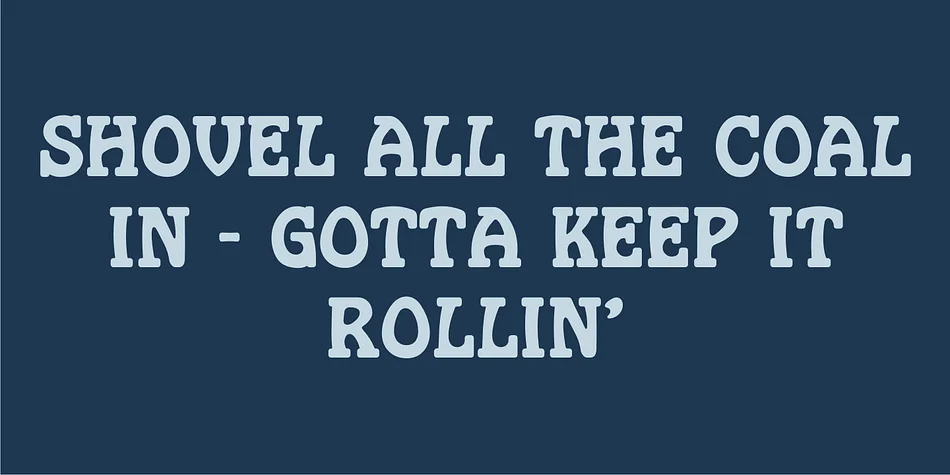 RAIL BUM JNL by Jeff Levine Fonts — Decorative Font — thumbnail 3