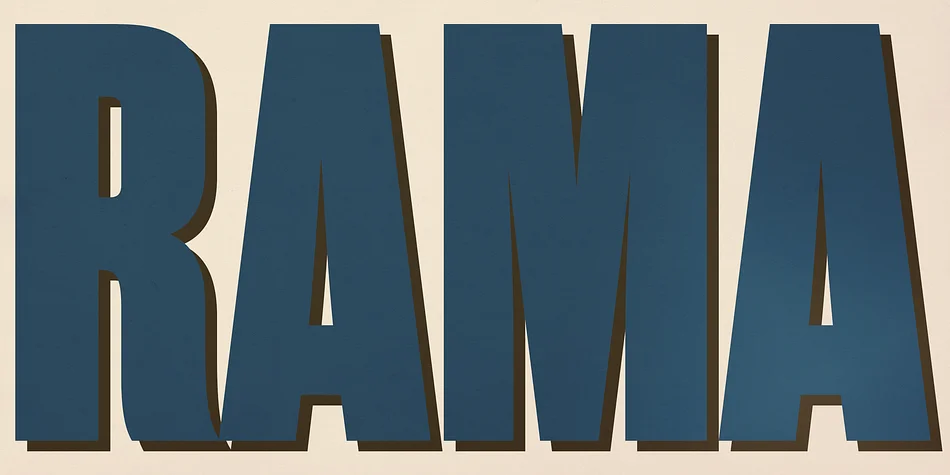 Rama Gothic C by Dharma Type — Display Font