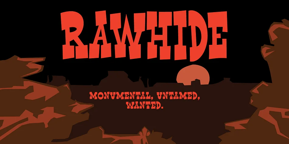 RAWHIDE PRO by Canada Type — Decorative Font