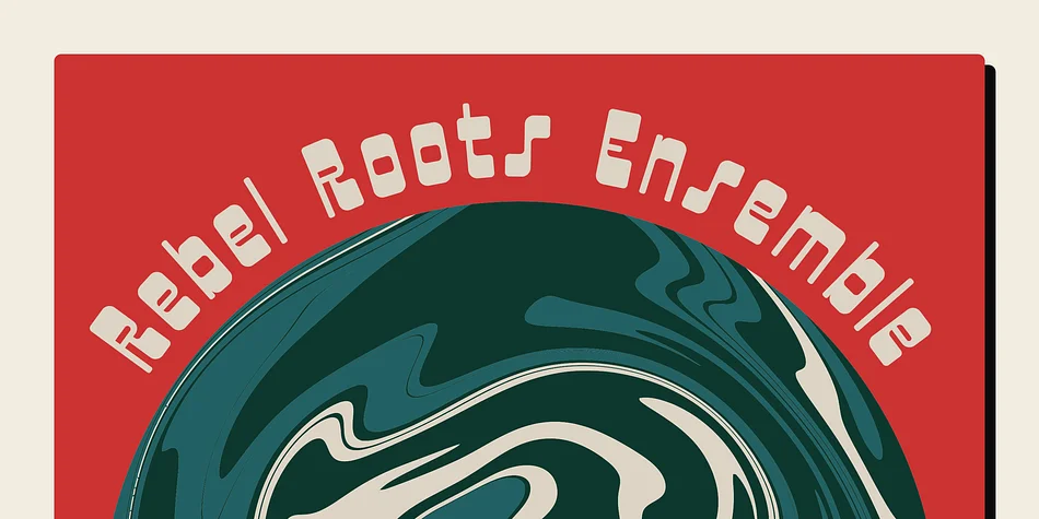 Rebel Train Goes by Dharma Type — Decorative Font — thumbnail 7