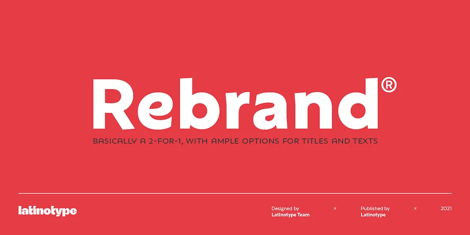 Rebrand by Latinotype — Dingbats Font