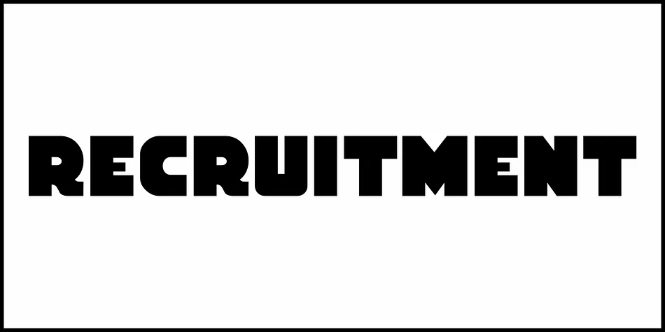 RECRUITMENT JNL by Jeff Levine Fonts — Display Font — thumbnail 2