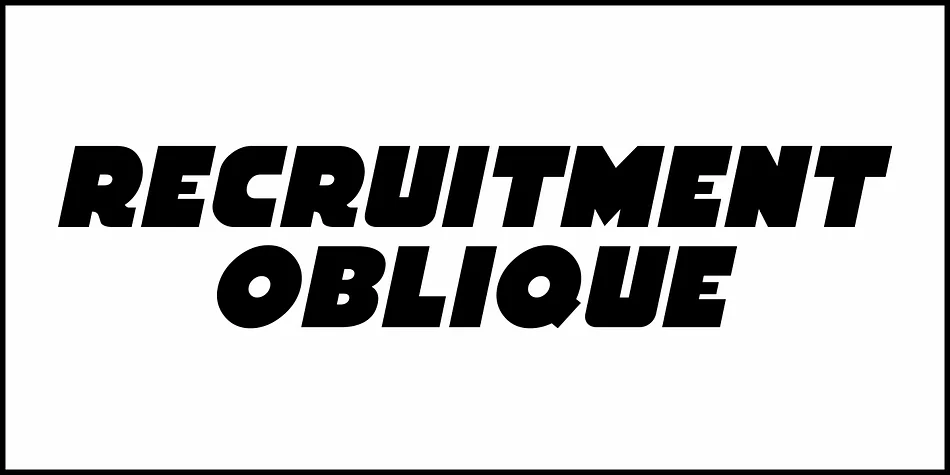 RECRUITMENT JNL by Jeff Levine Fonts — Display Font — thumbnail 4