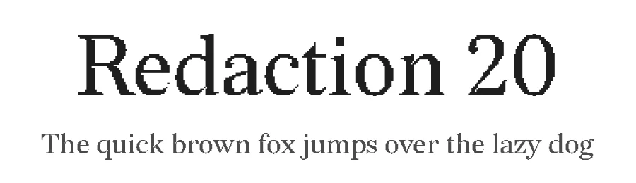Redaction 20