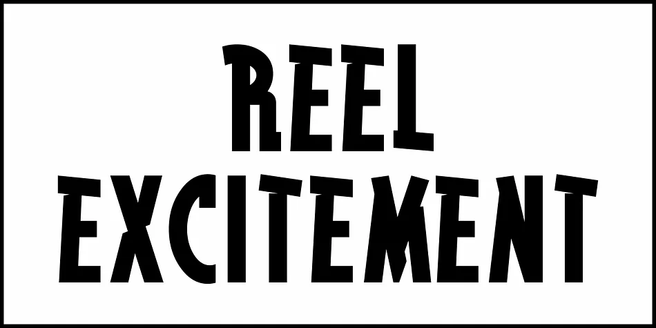 Reel Excitement JNL by Jeff Levine Fonts — Display Font — thumbnail 2