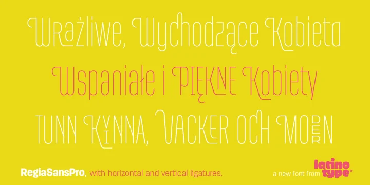 RegiaSansPro by Latinotype — Display Font — thumbnail 5