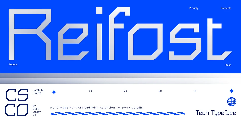 Reifost by Craft Supply Co. — Display Font