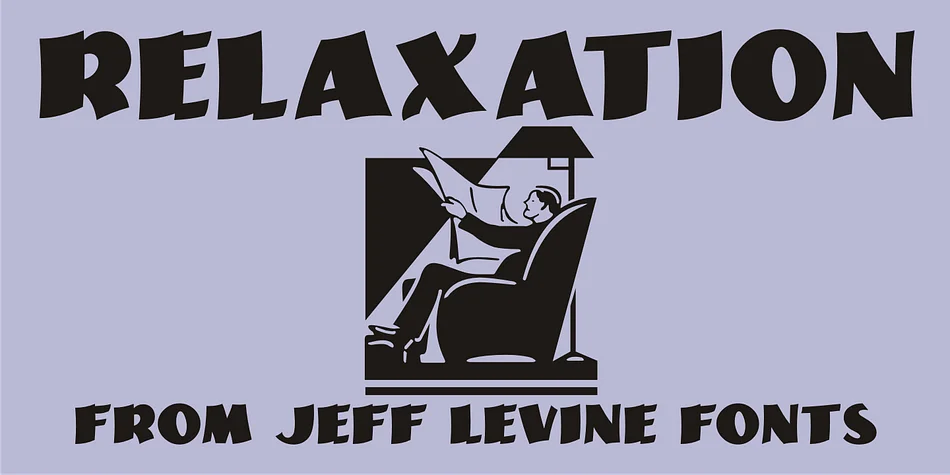 RELAXATION JNL by Jeff Levine Fonts — Display Font