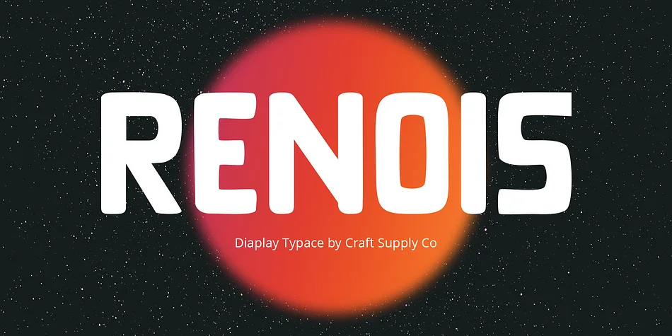 Renois by Craft Supply Co. — Display Font