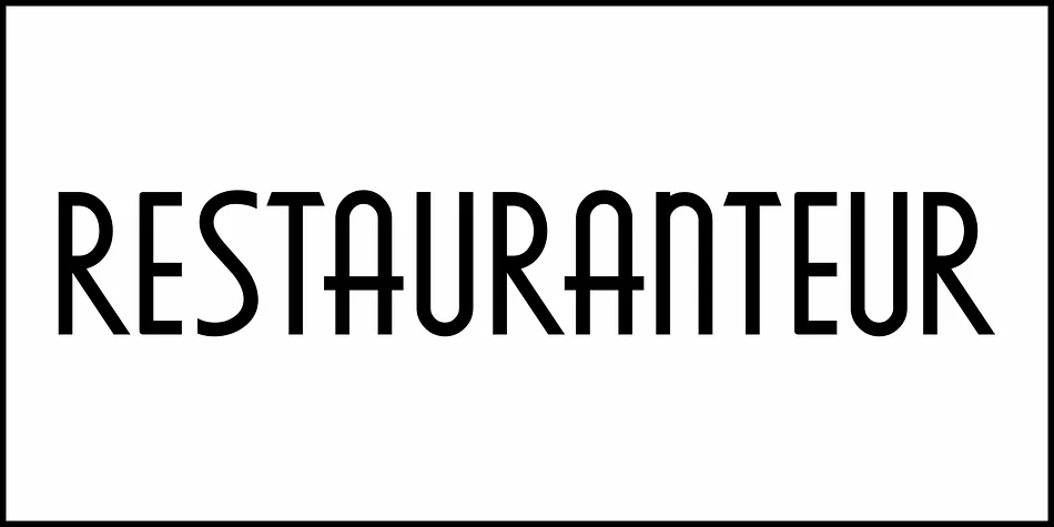 RESTAURANTEUR JNL by Jeff Levine Fonts — Decorative Font — thumbnail 2
