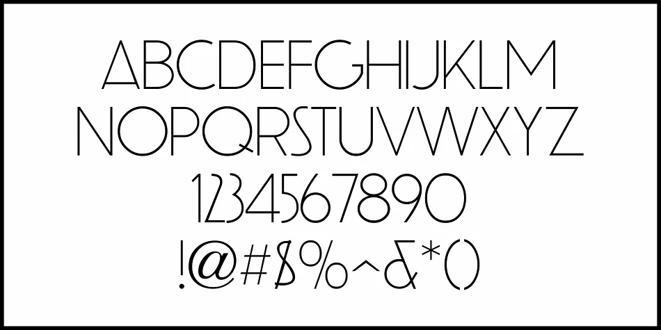 RETAIL MONOLINE JNL by Jeff Levine Fonts — Display Font — thumbnail 3