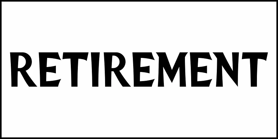 RETIREMENT JNL by Jeff Levine Fonts — Display Font — thumbnail 2
