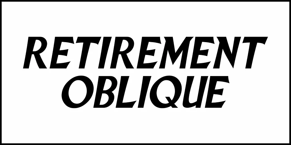 RETIREMENT JNL by Jeff Levine Fonts — Display Font — thumbnail 4
