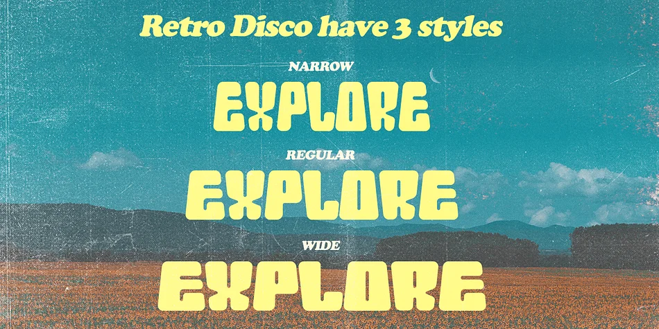 Retro Disco by Dharmas Studio — Display Font — thumbnail 3