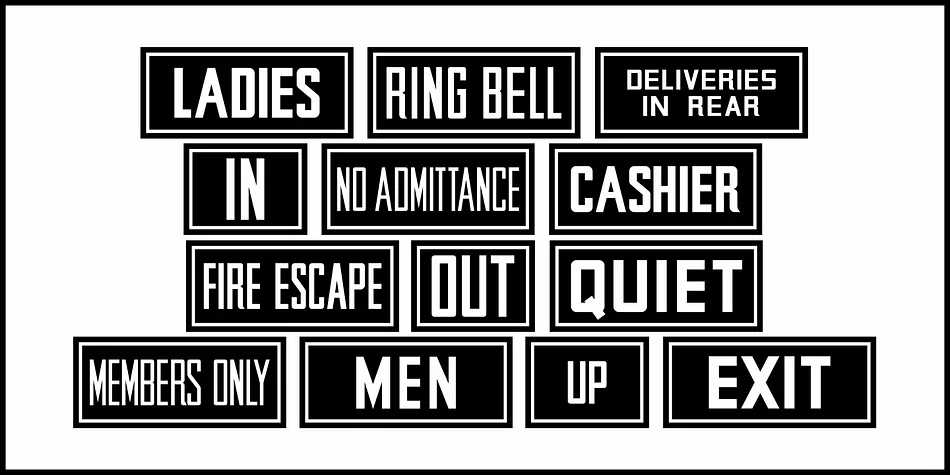 Retro Signs JNL by Jeff Levine Fonts — Display Font — thumbnail 3