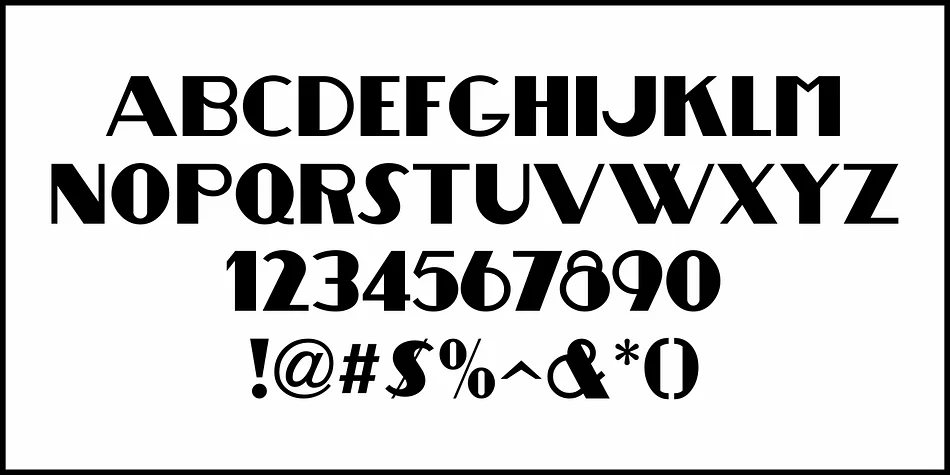 REVELRY DECO JNL by Jeff Levine Fonts — Decorative Font — thumbnail 3