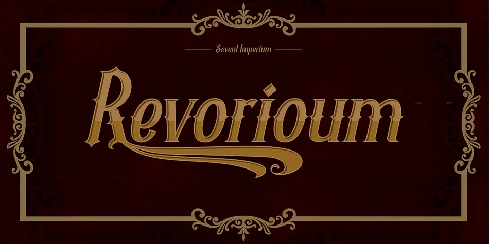 Revorioum by Seventh Imperium — Decorative Font
