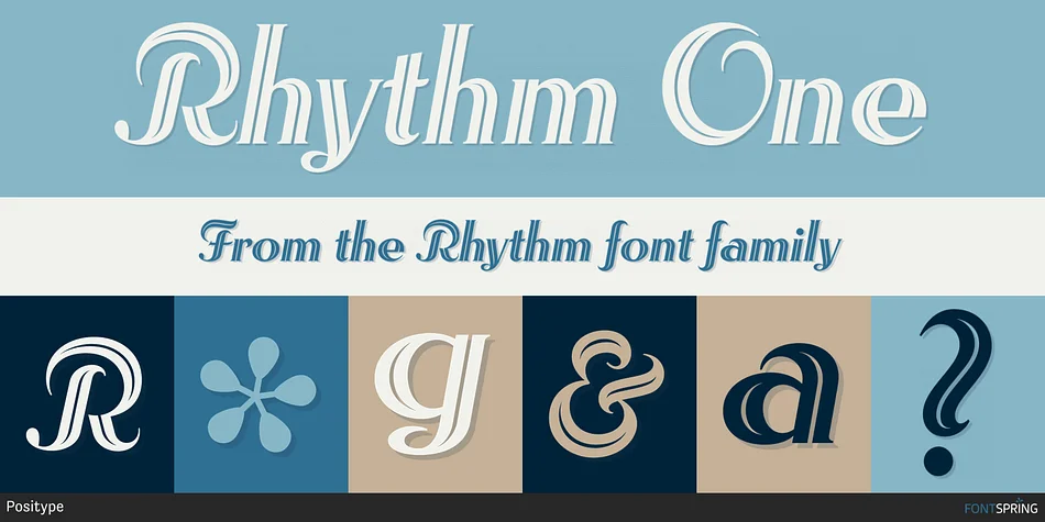 Rhythm by Positype — Decorative Font