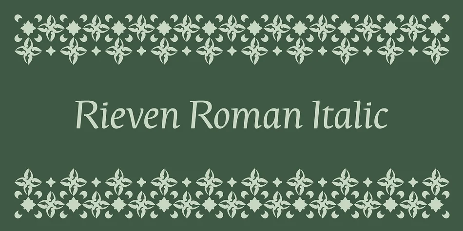 Rieven by Delve Fonts — Dingbats Font — thumbnail 3
