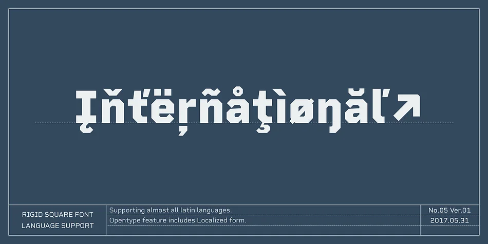 Rigid Square by Dharma Type — Decorative Font — thumbnail 5
