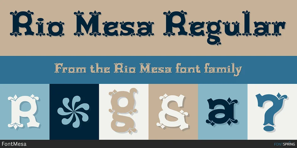 Rio Mesa by FontMesa — Decorative Font