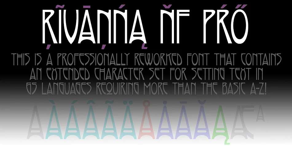 RIVANNA NF PRO by CheapProFonts — Decorative Font — thumbnail 5