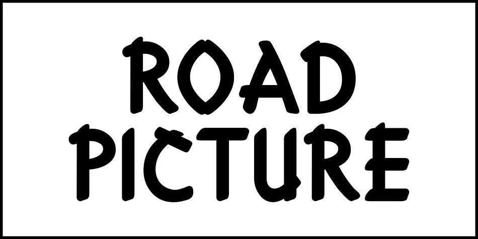 ROAD PICTURE JNL by Jeff Levine Fonts — Display Font — thumbnail 2