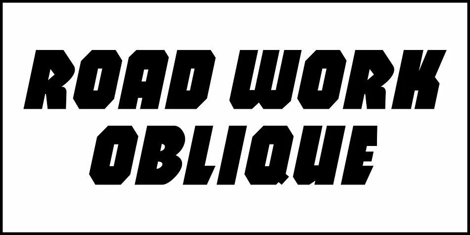ROAD WORK JNL by Jeff Levine Fonts — Display Font — thumbnail 4