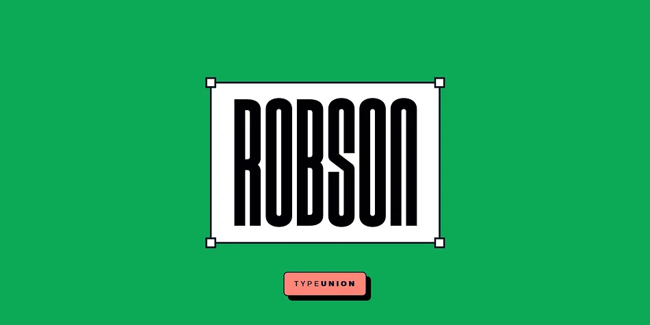 Robson by TypeUnion β Display Font