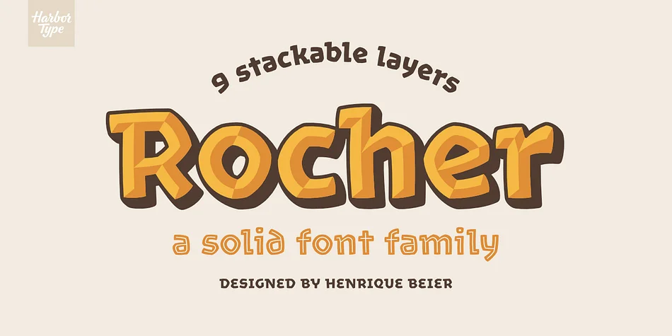 Rocher by Harbor Type β Display Font